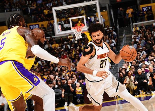 湖人险胜掘金终结五连胜 约基奇三双难救主